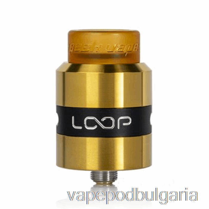 Vape 10000 Дръпки Geek Vape Loop 24mm Rda Gold